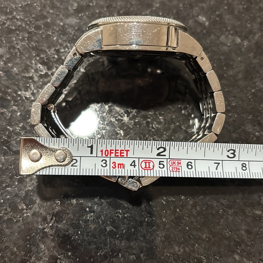 MICHAEL KORS Ritz Chronograph chrome date watch 5020 EUC - Picture 9 of 12